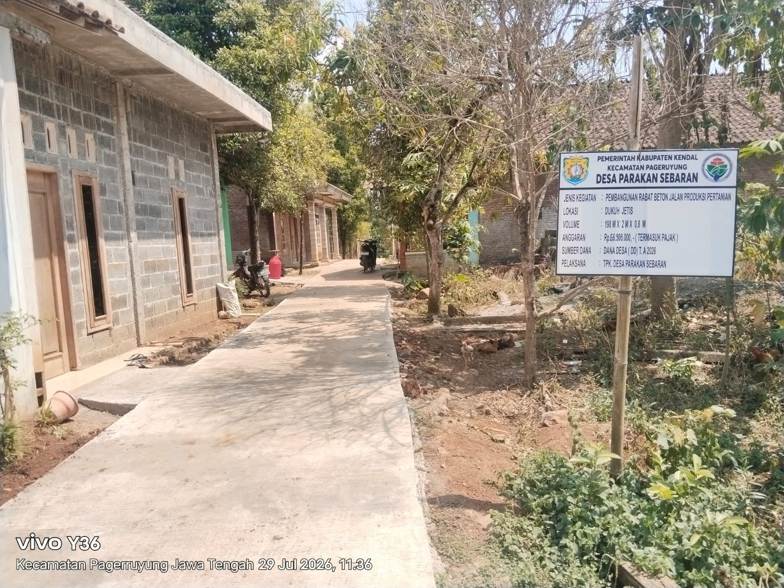 jalan usaha tani dusun jetis